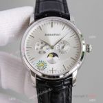 Swiss Copy Audemars Piguet Jules Audemars Silver Dial Watches with Moonpnase